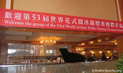 Sol glissant au mondial de Kaohsiung (Taïwan)