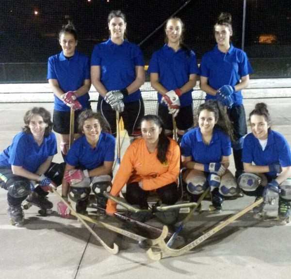 L&rsquo;équipe seniors dames de rink hockey d&rsquo;Afrique du Sud 2014
