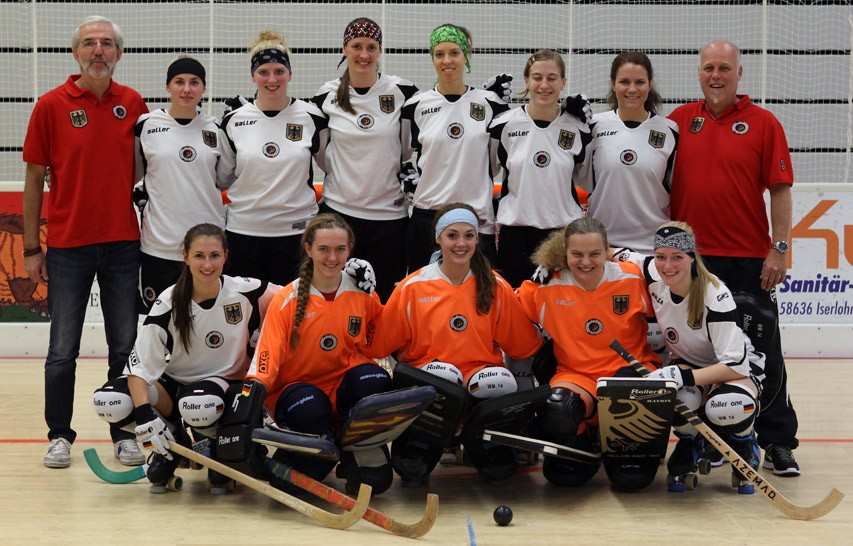 L&rsquo;équipe d&rsquo;Allemagne seniors dames de rink hockey 2014