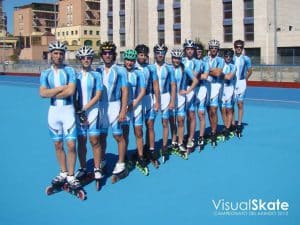 equipe argentine championnat monde roller course 2012