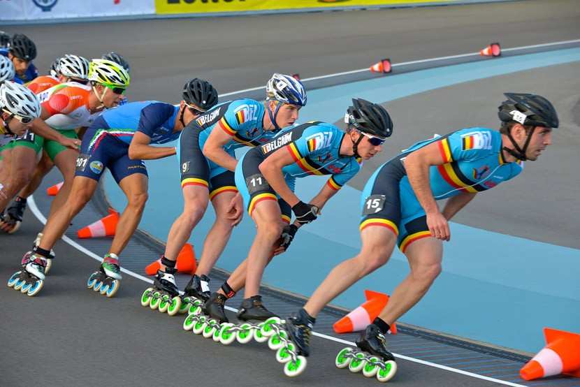 La sélection Belge pour le championnat du monde roller course 2013