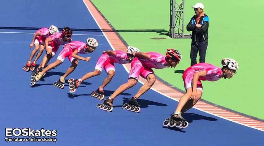 La délégation Chinoise en nombre aux mondiaux de roller course 2018