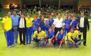 equipe colombie rink hockey 2016 dames