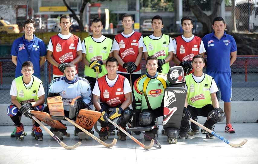 La Colombie s&rsquo;entraîne au Portugal pour le championnat du monde U20 de rink hockey 2015 à Vilanova (Espagne)