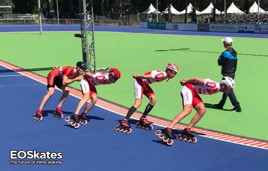 La délégation Danoise aux Championnats du Monde roller course 2018