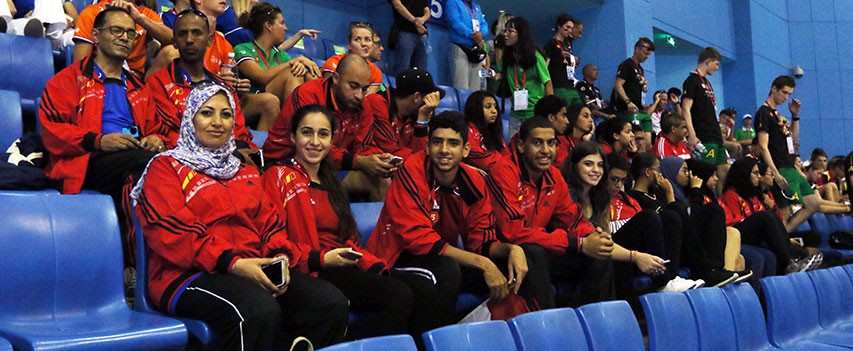 La selección Egipcia llegó al mundial de patinaje de velocidad de 2016