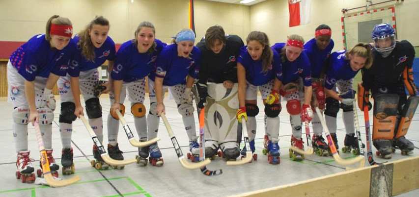 equipe france feminine rink hocke championnat europe 2014