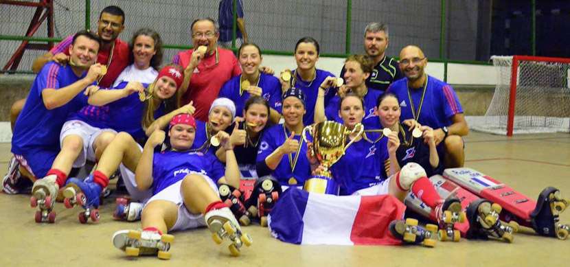 Les françaises championnes du monde de rink-hockey 2012 !