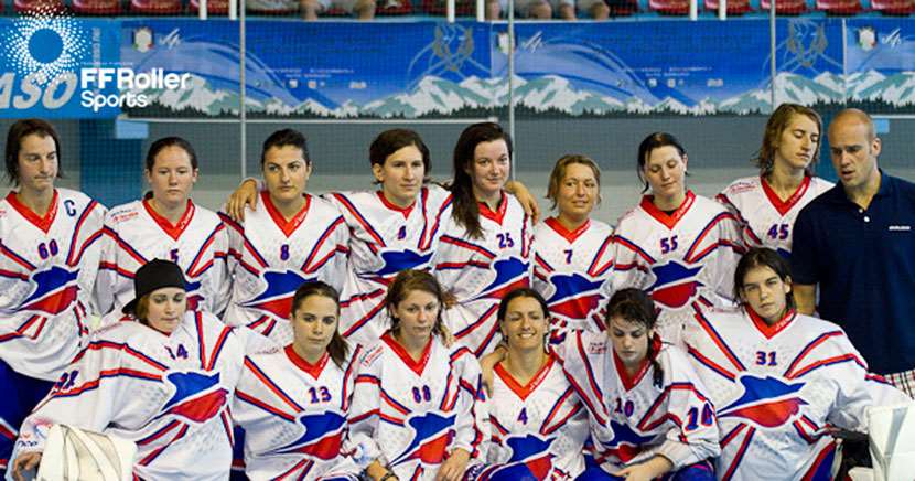 Equipe féminine de roller hockey pour le championnat du monde 2012
