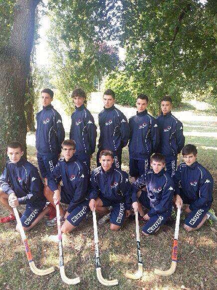 L'équipe de France U17 de rink-hockey