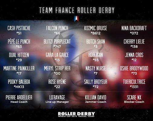 equipe france roller derby 2014