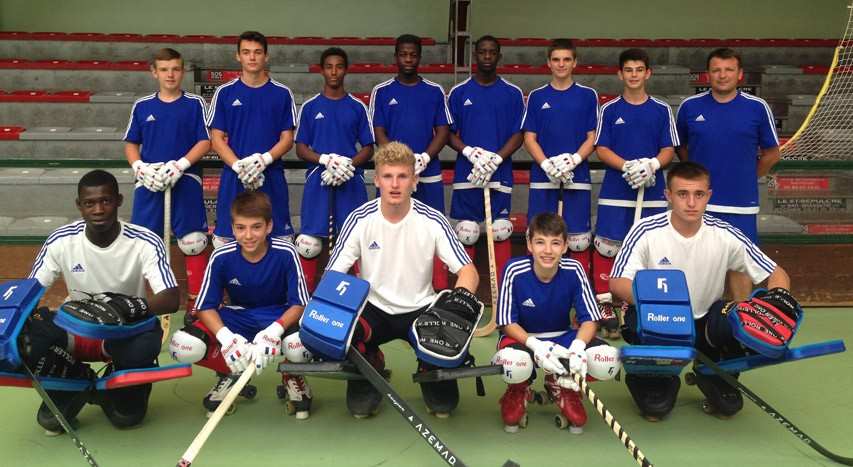 L’Equipe de France de rink hockey en route pour le championnat d’Europe U17 de rink hockey 2015