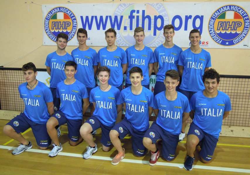 Europameisterschaft 2013 Rink-Hockey U17: die italienische Mannschaft