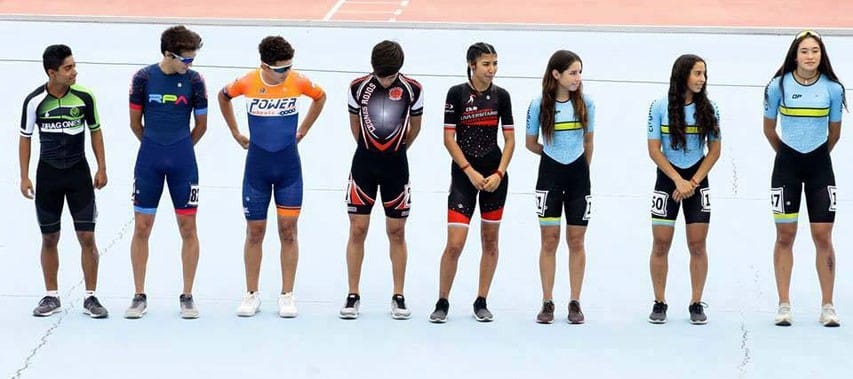 L'équipe junior de roller course 2019 du Chili