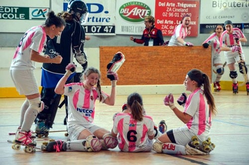 L&rsquo;équipe de rink hockey N1 femme de Mérignac saison 2019-2020