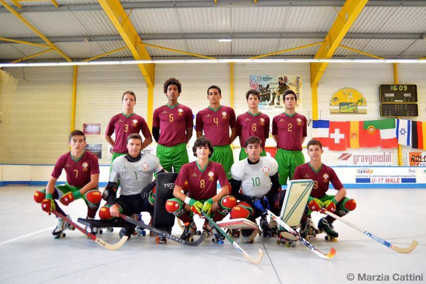 equipe u17 portugal roller hockey 2014