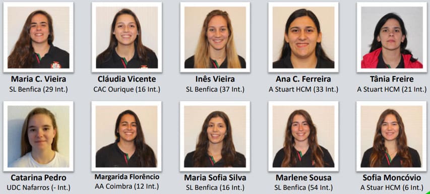 Equipe féminine de rink hockey du Portugal