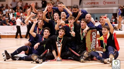 L&rsquo;Espagne, Championne d&rsquo;Europe de rink hockey U17 2019