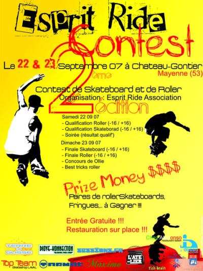 Esprit Ride Contest 2007 à Château-Gontier (53)