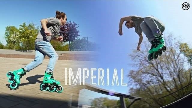 Eugen Enin chausse les Powerslide Imperial Megacruiser 125 Jade