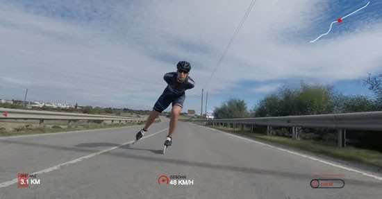 Felix Rijhnen à 68 km/h derrière une voiture à Chypre