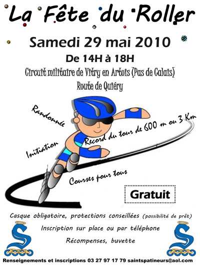 Challenge de roller de vitesse 2010 à Vitry-en-Artois (62)