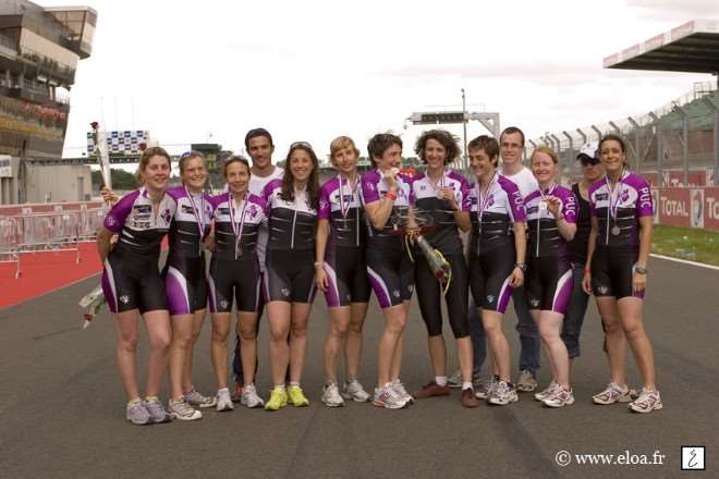 L'équipe des PUC Speedy Girls sur l'édition 2007