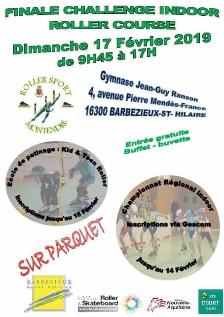 Finale régionale du Challenge Indoor de roller course 2019 à Barbezieux-Saint-Hilaire (16)