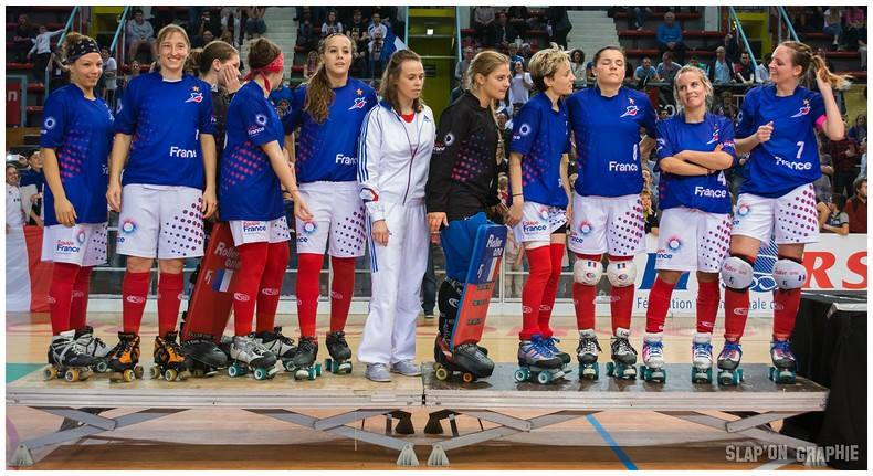Les françaises sur la 2ème marche du podium
