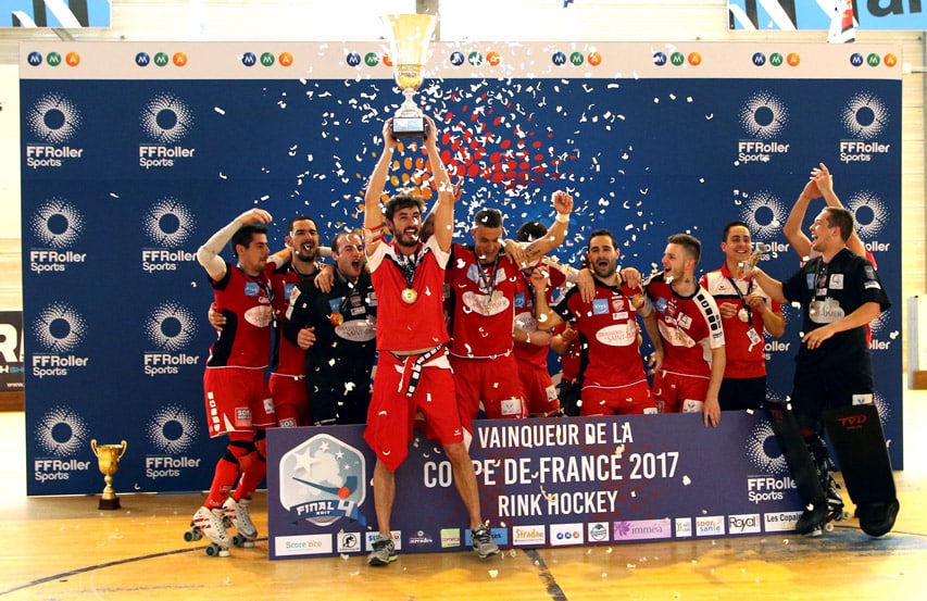 SCRA Saint-Omer - vainqueur de la Coupe de France rink hockey 2017