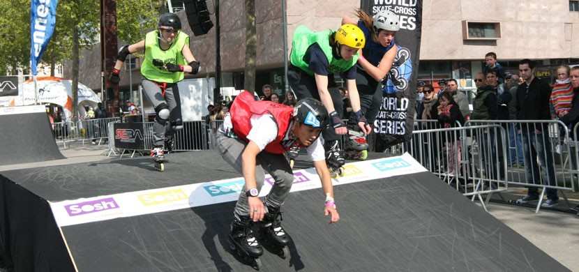 finale skatecross femmes rennes sur roulettes 2013