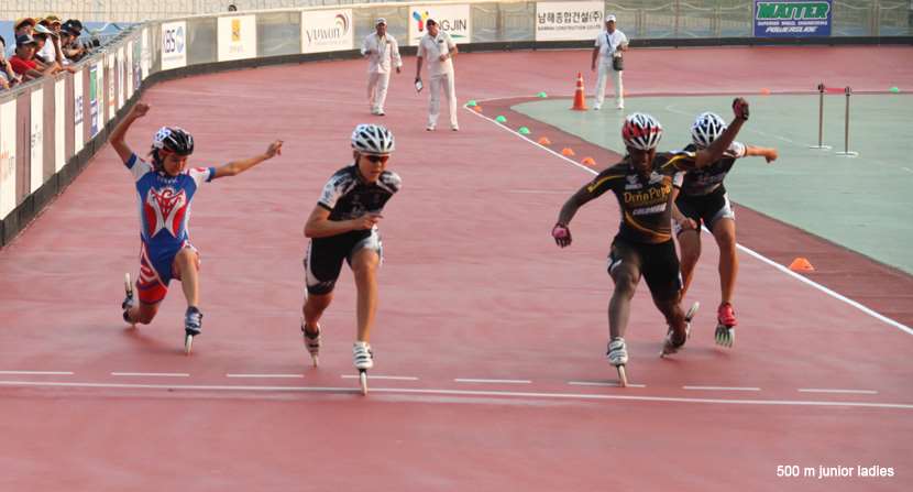 500 m junior ladies - championnat du monde 2011