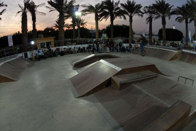 L'aire d'évolution du FISE Koweit 2007