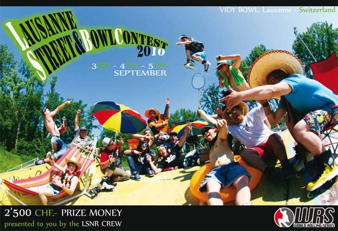 Le flyer du Lausanne Street Bowl Contest 2010