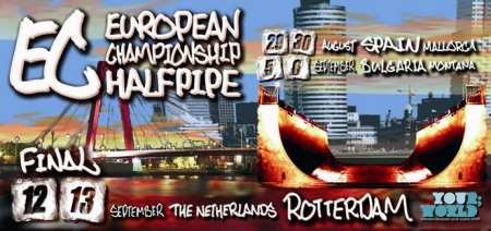 Les étapes d&rsquo;un championnat d&rsquo;Europe de half-pipe en 2009
