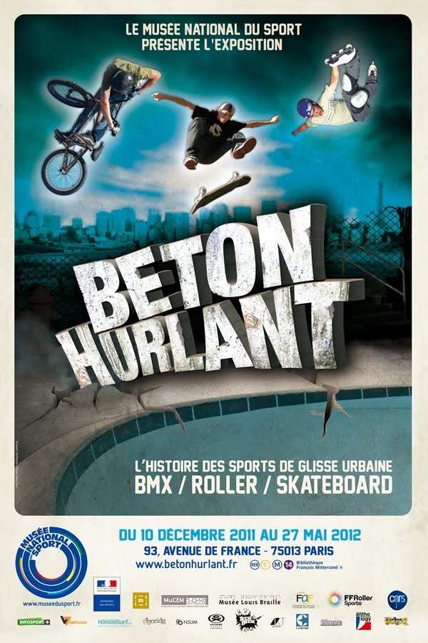 Béton Hurlant : exposition roller, skateboard, BMX (75)