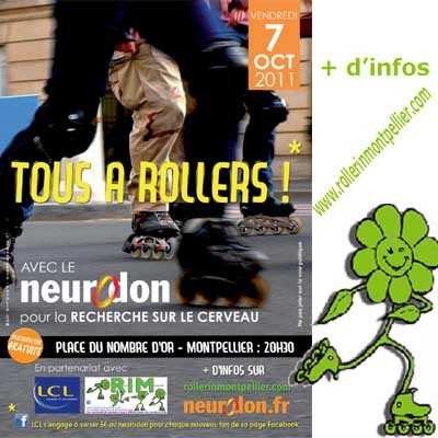 La randonnée roller RIM de Montpellier en faveur du Neurodon 2011 (34)