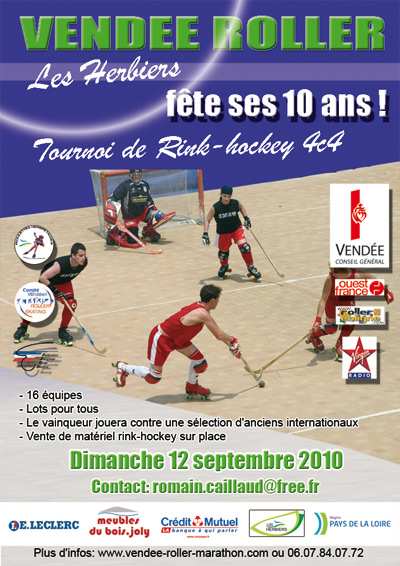 Tournoi de rink-hockey aux Herbiers (85)