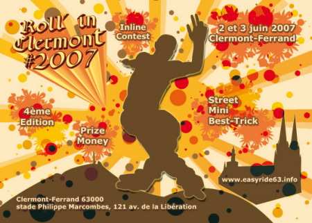 Roll’In Clermont 2007 : contest de Roller Street (63)