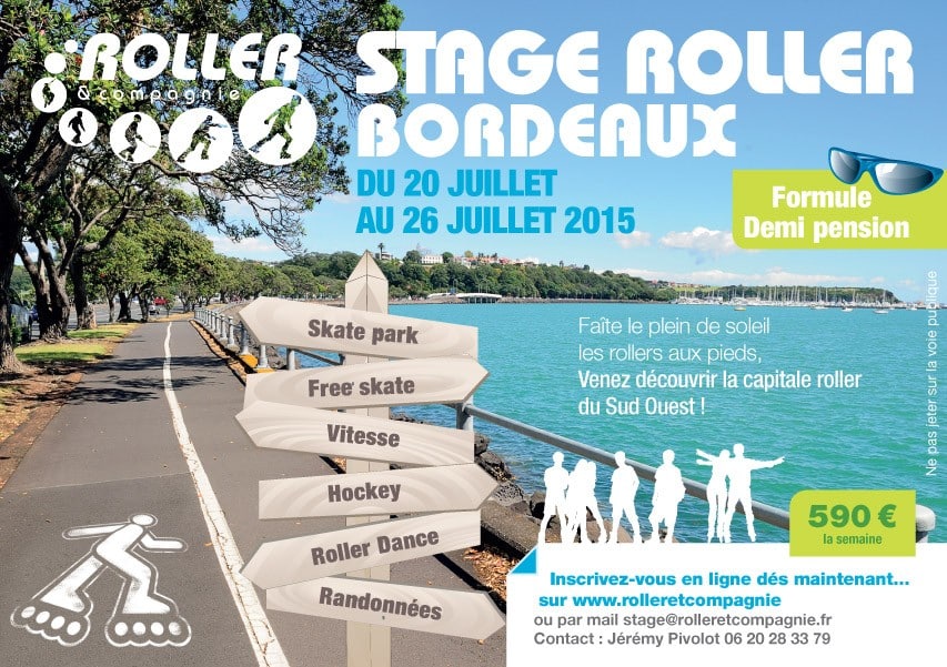 Stage roller multi-activités 2015 à Bordeaux (33)