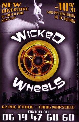 flyer wicked wheels shop roller marseille