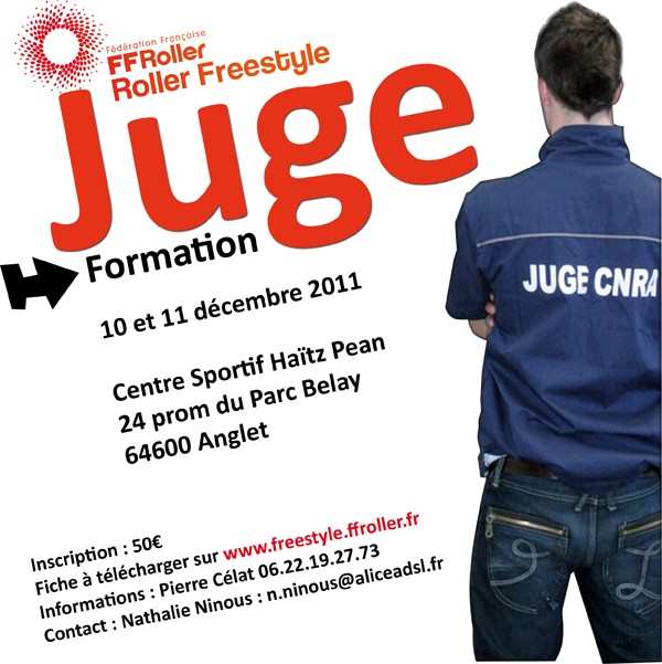 Formation de juge roller slalom et freeride 2011 à Anglet (64)
