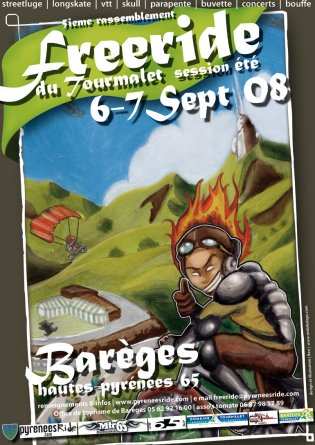 Freeride du Tourmalet 2008 à Barèges (65)