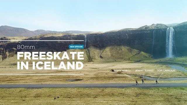 Roller freeride en Islande avec Rollerblade