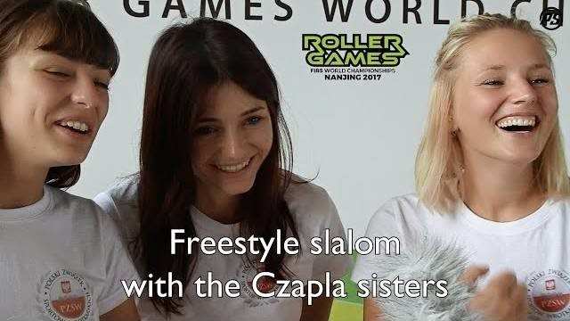 freestyle czapla sisters world roller games 2017