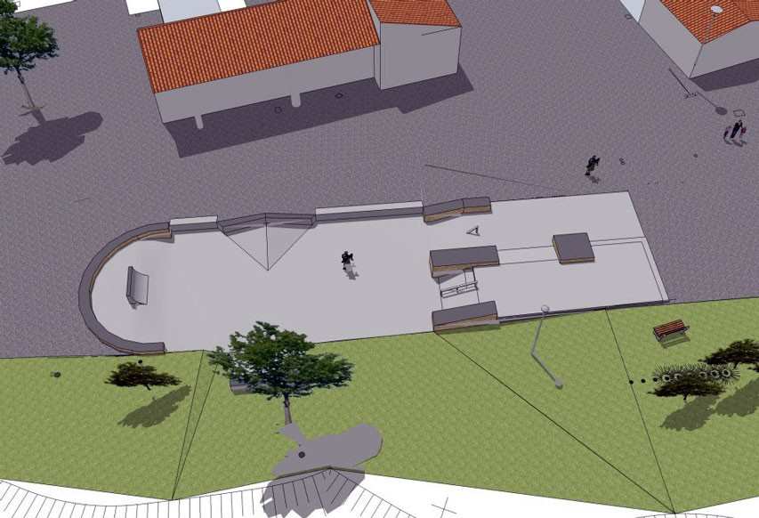 Le chantier du futur skatepark de Vailhauquès a débuté (34)