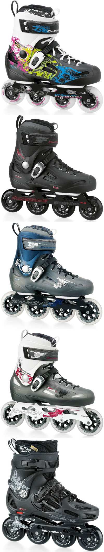 Gammes freeride Rollerblade 2009