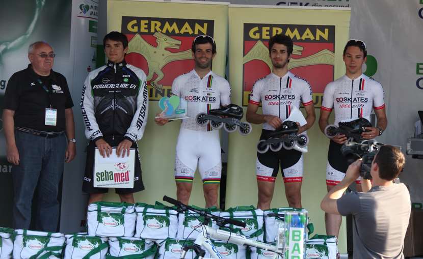 Podium masculin à Coblence