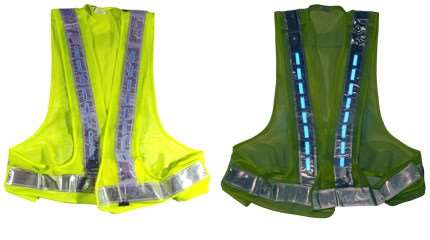 Testing the U-Road Sport Uglow retro-reflective/luminous vest