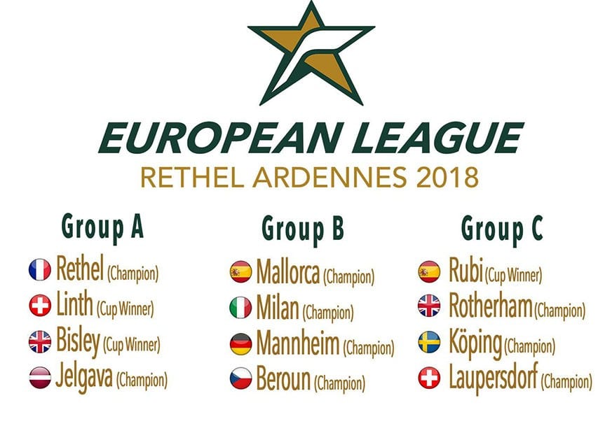 European League de roller hockey 2018 à Rethel (08)